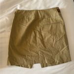 Isabel Marant  Leather Belted Mini Skirt Cotton Linen Size 36 Photo 7