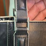 Vera Bradley  Ella tote  Black and Gray Tote faux snakeskin pocket Photo 2