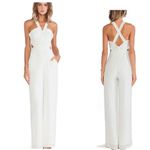 Lovers + Friends Lovers Friends black sleeveless cut out wide leg jumpsuit‎ size small wedding Photo 1