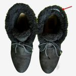 UGG  Jeovana Black Suede Waterproof‎ Ankle Wedge Booties Sz 9.5 Photo 6