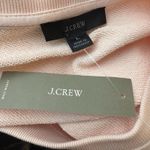 J.Crew Original Cotton Terry Puff-sleeve Light Pink Sweatshirt Dress Sz L New Photo 4