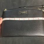Kate Spade  black leather crossbody purse Photo 0
