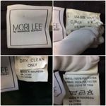 Mori Lee Dress 9 10 Flare Pink Ribbon strapless Photo 3