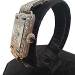 Vintage 1920s Glycine Platinum Diamond & Sapphire Watch Photo 2