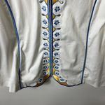 Bob Mackie  wearable art‎ embroidered zip up jacket women’s size XL Photo 3