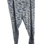 Zone Pro  2X Womens Blue & White Abstract Print Leggings With Pocket Stretchy Photo 0