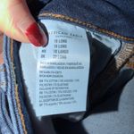 American Eagle  Super Stretch Artist Flare Jeans Size 10 Long Dark Wash Denim Photo 6
