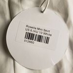 Princess Polly  Rosella Pleated Mini Skirt‎ White NWT 6 Photo 8