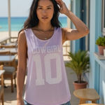 Wildfox OG: Couture ♕ Cowgirl 10 Cutoff Muscle Tee Tank Top ♕ Lilac Blush ♕ Med Photo 0