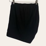 Lovers + Friends  Sofia Black Ruched Jersey Mini Skirt Size Small Photo 6