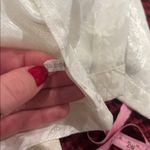 Victoria's Secret Vintage  white satin robe size S/M gold label Photo 6