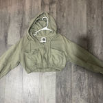 Marshalls Green Marshall’s Crop top Hoodie Photo 0