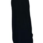 NICHOLAS Women's Compact Column Black Mock Neck Side Slit Midi Dress Size Large Photo 0