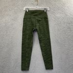 Beyond Yoga  High Waisted Midi Leggings Green Camo Athletic Jacquard Women Small Photo 1