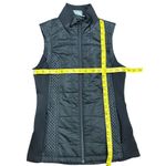 Athleta  Size XXS Women's Black Quilted Sleeveless Vest With Full Zip & High Neck Photo 7