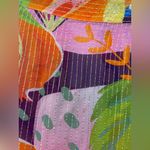 Rococo Sand Plum Shirt size Large button down metallic Retrofete fashion pass Red Photo 10