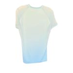 Incerun Blue Mesh Short Sleeve Workout Top Sz M NWT Size M Photo 1