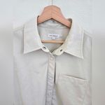 Good American Better Than Leather Shacket in BONE Size 2 Photo 6