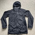 Columbia black jacket lightweight hooded windbreaker women size XS Photo 0