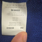 Vintage 1980s Blue Paisley Leslie Fay 3 Piece Skirt Blouse Scarf Set Size 10 Black Photo 6