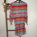 La Blanca  Kaftan Tunic Swim Cover Up Knotted Sleeve Size‎ Small Photo 5