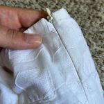 Rafaella  White Textured A-Line Skirt Bridal Bachelorette Party Neutral Summer Photo 2