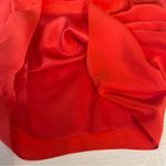 Shoshanna  Orange Silk Beaded One Shoulder Dress NWT Size 4 Photo 8