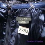 City Chic New!  navy‎ blue sequin strapless maxi dress, size 12 Photo 13