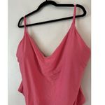 J.Crew NWT  Scoop Neck One Piece Barbie Pink Full Coverage Swimsuit Size 22 Photo 3