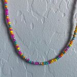Handmade Seed Bead Necklace Multiple Photo 2