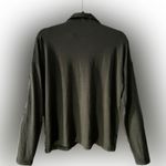 J.Crew NWT -  - Black Stretch Linen Polo Shirt (M) Photo 2