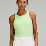 Lululemon Scream Green Light Ebb To Street Cropped Racerback Tank Top Photo 4