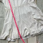 Madewell Eyelet Tassel-Tie White Short Sleeve Mini Dress Women’s Size 12 Photo 4