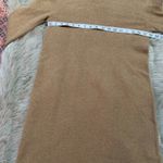 J.Crew Mockneck Sweater-Dress in Extra-Soft Yarn Heather Camel Size Medium Photo 8