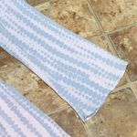 Olivaceous Pastel Blue & Pink Giraffe Print Long Sleeves Off Shoulder Romper L Photo 5