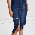 One Teaspoon Society Pencil Denim Skirt Size 27 Photo 2