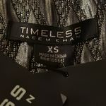 Timeless Naeem‎ Khan Metallic Jacket Crinkle Shiny NWT XS Black Silver NK4249 Photo 10