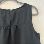 Pleione sleeveless black hi low tank top blouse size small Photo 13