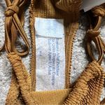 Good American Always Fits Tiny Ties Bikini Bottom 1/2 S/M Women’s Bronze NWT Photo 5