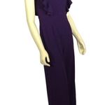 Boutique Ruffle Wide Leg Romper Jumpsuit Fancy purple in size small Photo 6