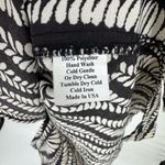 Everyday Ritual Claudine Tunic Maldives Stripe Size Medium Black Photo 5