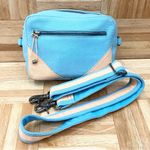 Free People We The Free Blue Canvas Convertible Crossbody Bag Photo 1