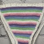 Capittana Women’s Trinidad Swim Bikini Bottoms Crocheted Rainbow Handmade S NWT Photo 3