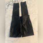 Spanx  Black Faux Leather Leggings Size Small
 S/P Petite BLACK EUC Photo 9