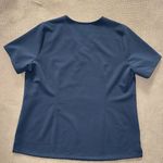 FIGS Women's Technical Collection Scrub Top Teal Short Sleeve Button Up Sz XL Photo 7