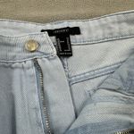 Forever 21 NWT Denim Shorts Womens Woven Sky Blue Jean 90s Festival Light Photo 2