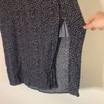 Abercrombie & Fitch Abercrombie Elbow Sleeve Midi Dress Blue Black Animal Print Women Medium Petite Photo 2