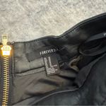 Forever 21  embroidered lightning bolts ⚡️⚡️pleather mini skirt SZ MEDIUM Photo 2