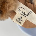 Buckle Easel Cheetah Faux Fur Long Sleeveless Vest Photo 4