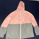 Amazon Gray And Pink Rain Jacket Photo 1